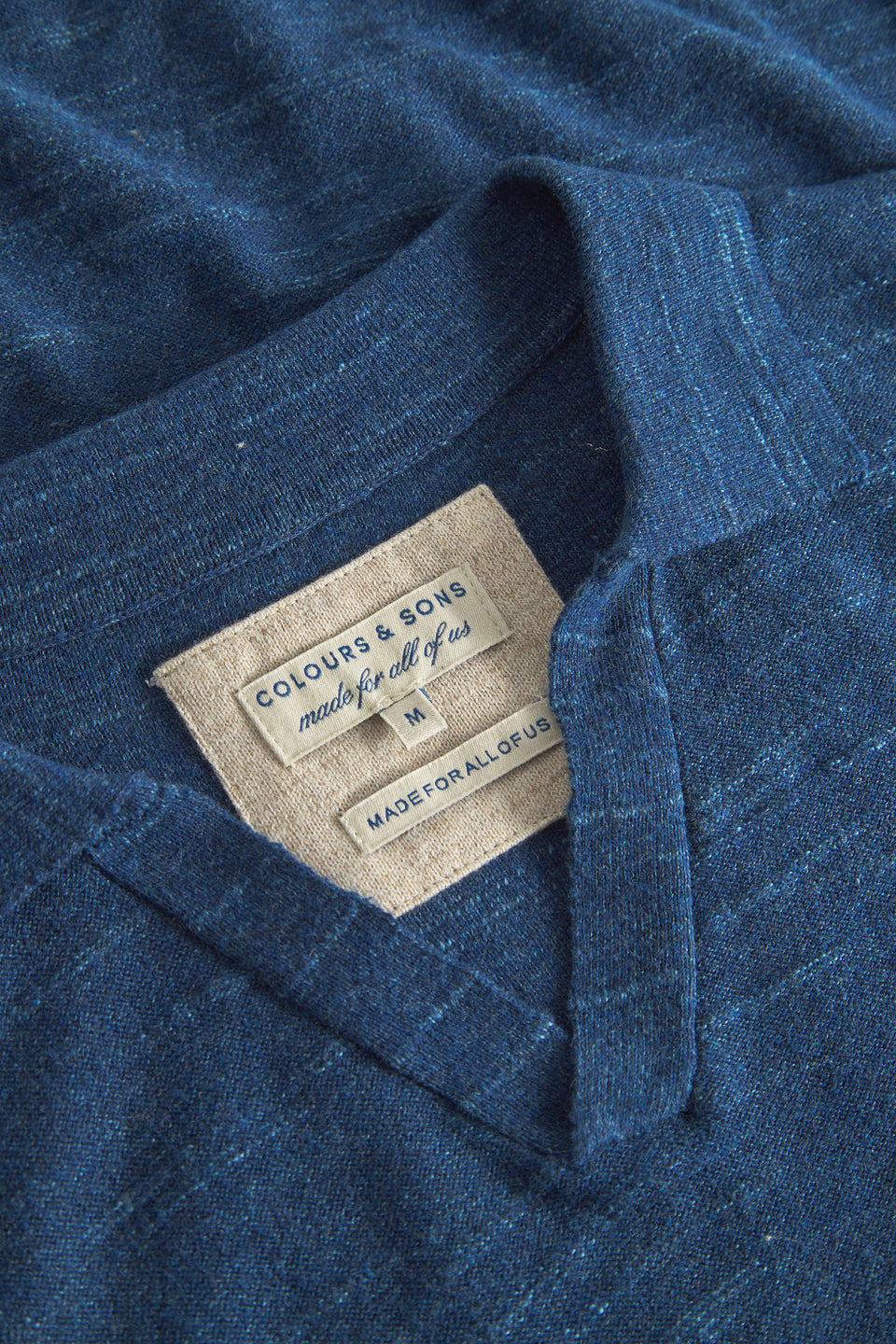 colours & sons - Strickpolo midnight blue