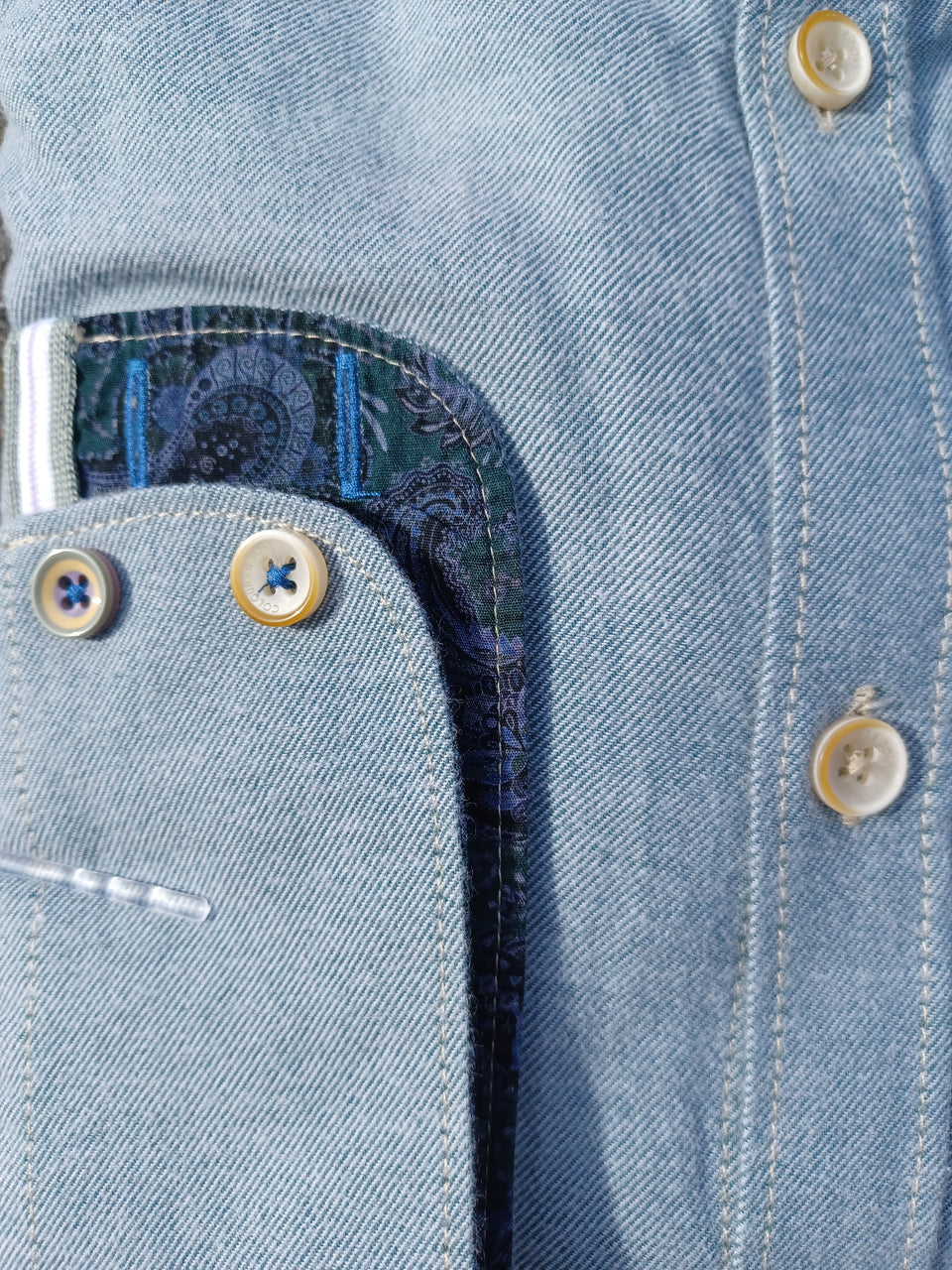 colours & sons - Hemd Twill Brushed