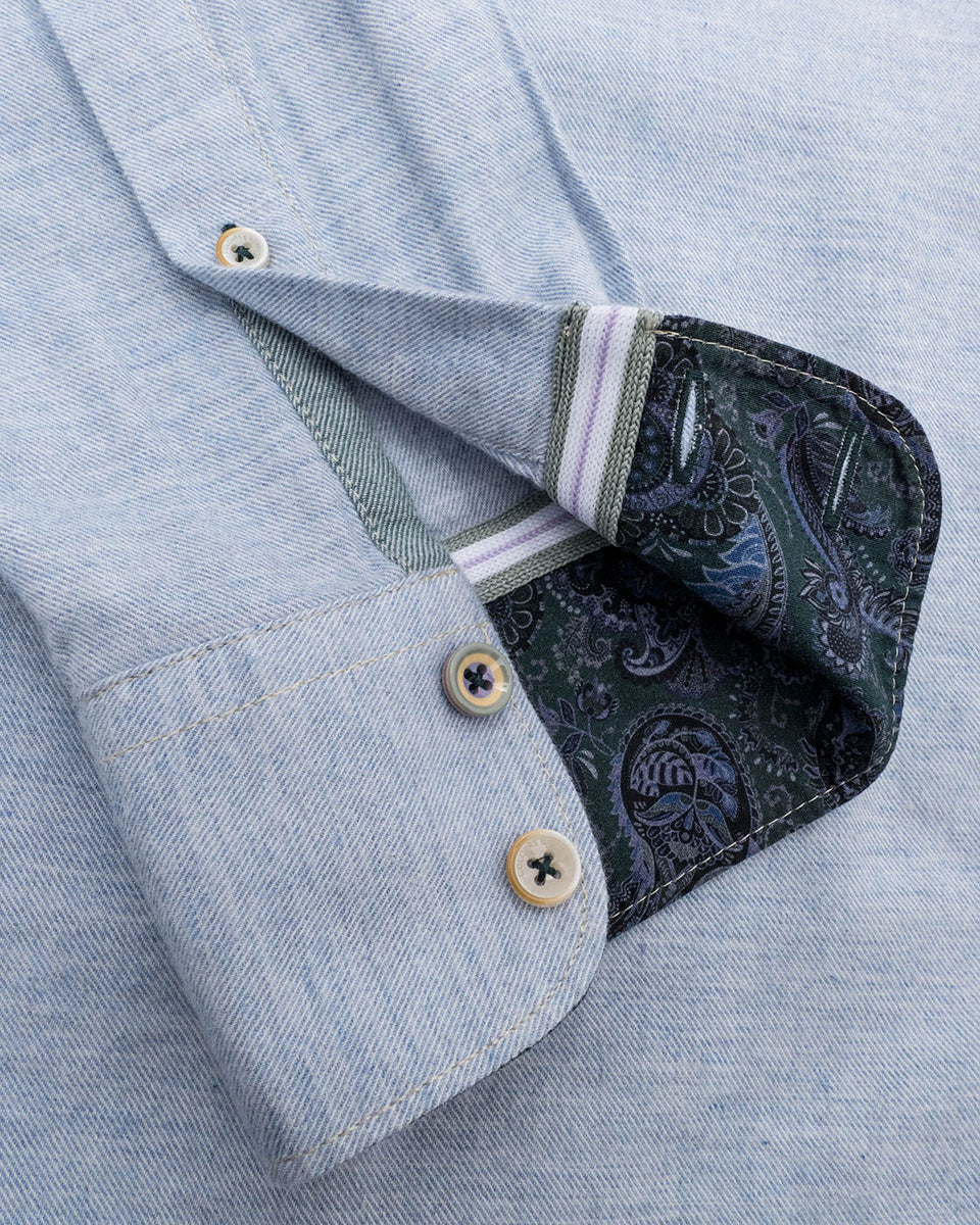 colours & sons - Hemd Twill Brushed